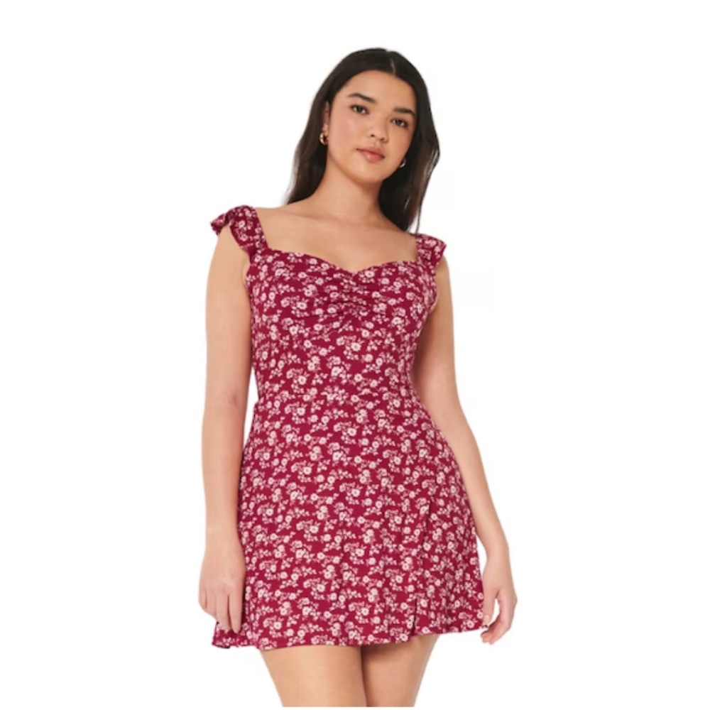 Hollister dress with built-in shorts-size M